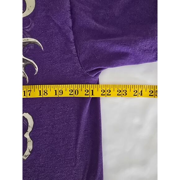 Sturgis Skull Shirt Mens Purple XL 2013 Black Hills Rally Motorcycle Tee - Picture 9 of 11